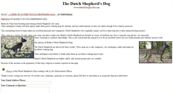 Desktop Screenshot of dutchshepherds.com